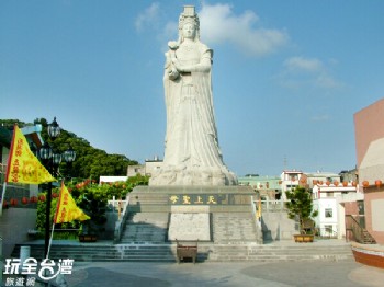 五龍宮媽祖石雕